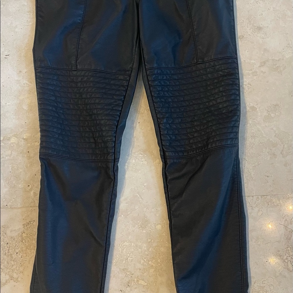 Free people faux leather pants